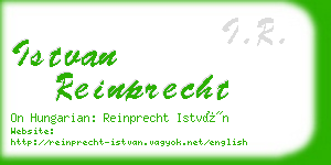 istvan reinprecht business card